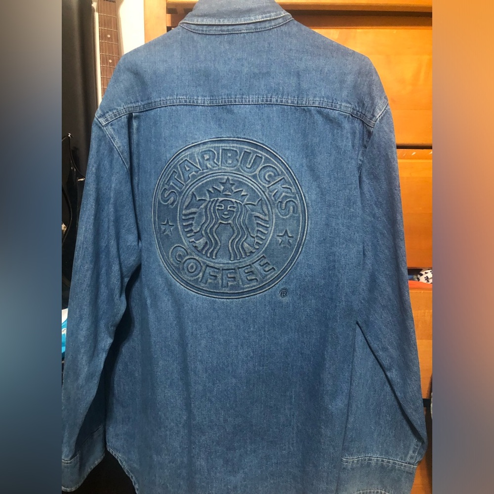 Starbucks denim Shirt
